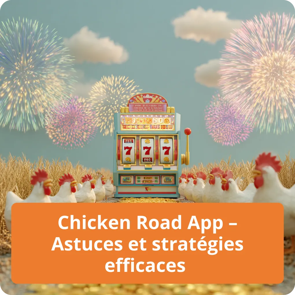 Des astuces et des stratégies efficaces pour maximiser vos gains sur la Chicken Road App Chicken Road App - Astuces et stratégies efficaces